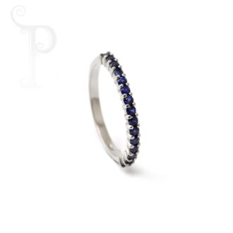 18K White Gold & Sapphire Eternity Ring