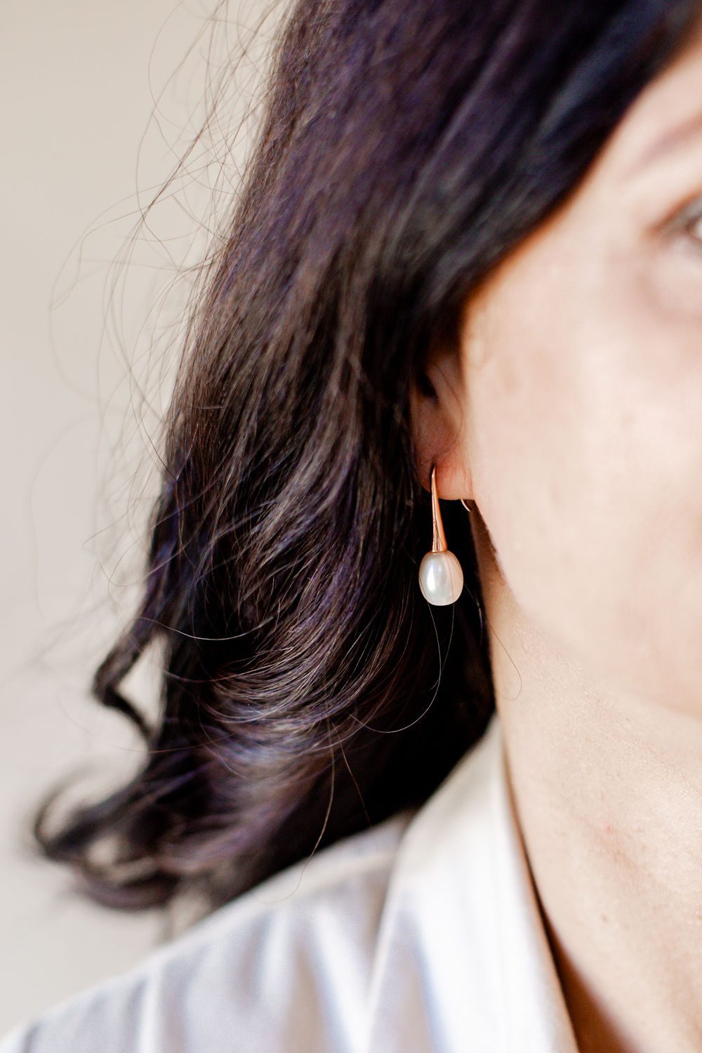 Stylish Freshwater Pearl Drop Earrings